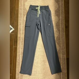 Space Navy High Waisted Yola Skinny Scrub Pants FIGS XS TALL